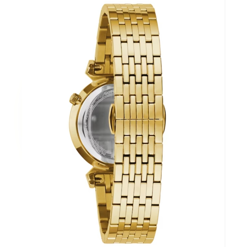 ***BRAND NEW*** Bulova Regetta White Dial Gold Tone Steel Women's Watch - Picture 10 of 10